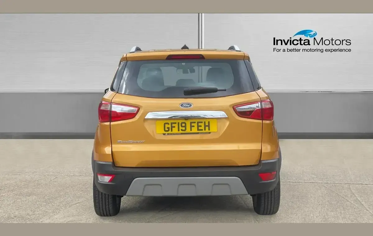 Used Ford Ecosport Titanium 125 HP (91 kW) 2019 Yellow SUV