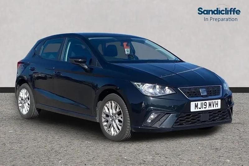 Used Seat Ibiza SE Technology 95 HP (69 kW) 2019 Black Hatchback