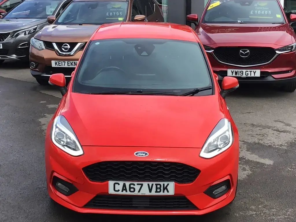 Used Ford Fiesta ST-Line 140 HP (102 kW) 2018 Red Hatchback