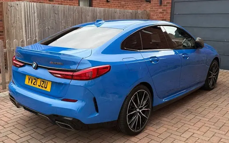 Used BMW M235 Performance 306 HP (225 kW) 2021 Blue Coupe