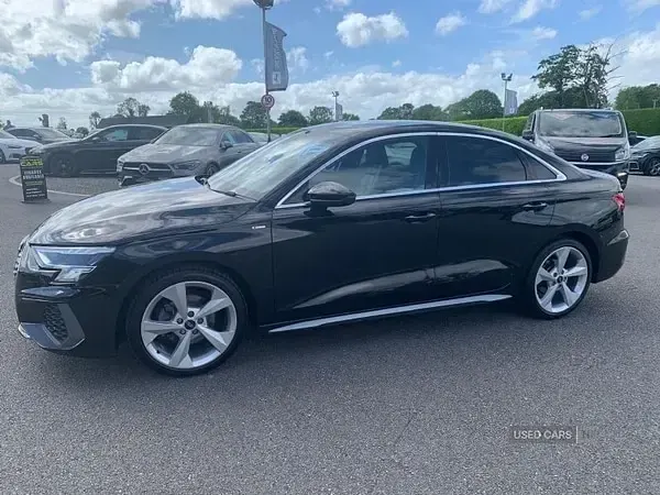 Used Audi A3 S-Line 110 HP (80 kW) 2022 Black Sedan