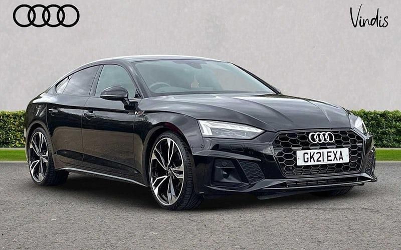 Black Used 2021 Audi A5 Sportback Sport Hatchback | £27,533 (Expensive) - Image 1/4