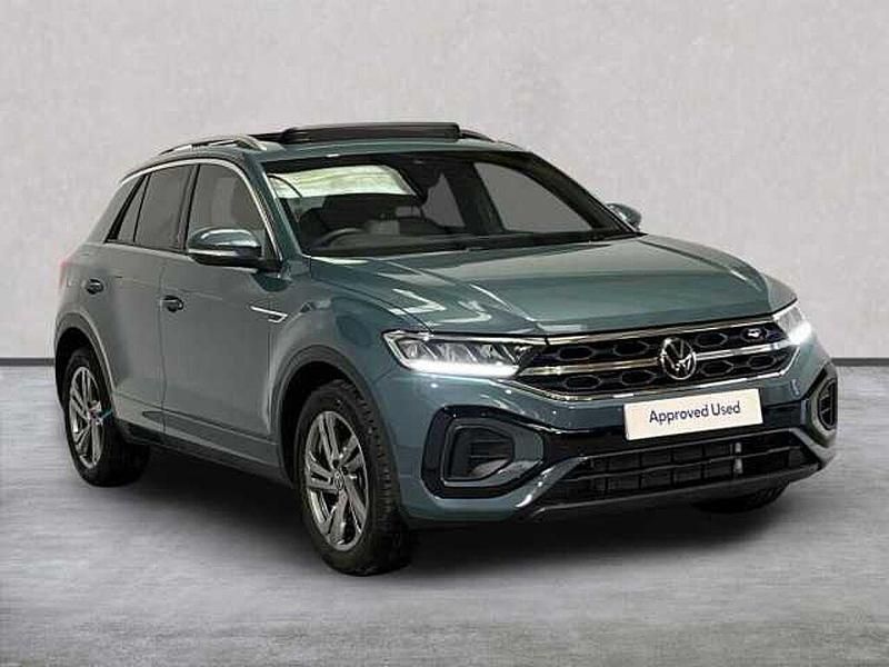 Blue Used 2025 VW T-Roc R-line SUV | £27,899 (Fair price) - Image 1/4