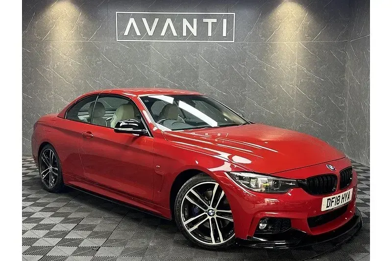 Begagnad BMW 420 M Sport 2018 Röd Cab