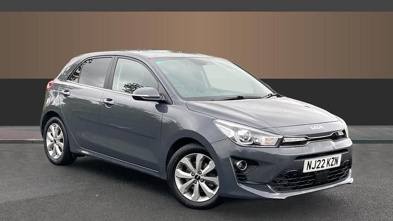 Grey Used 2022 Kia Rio 3 Hatchback | £12,671 (Fair price) - Image 1/3