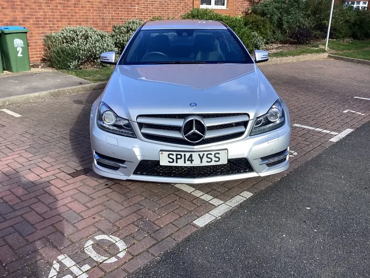 Used Mercedes C220 Sport Edition 170 HP (125 kW) 2014 Silver Coupe