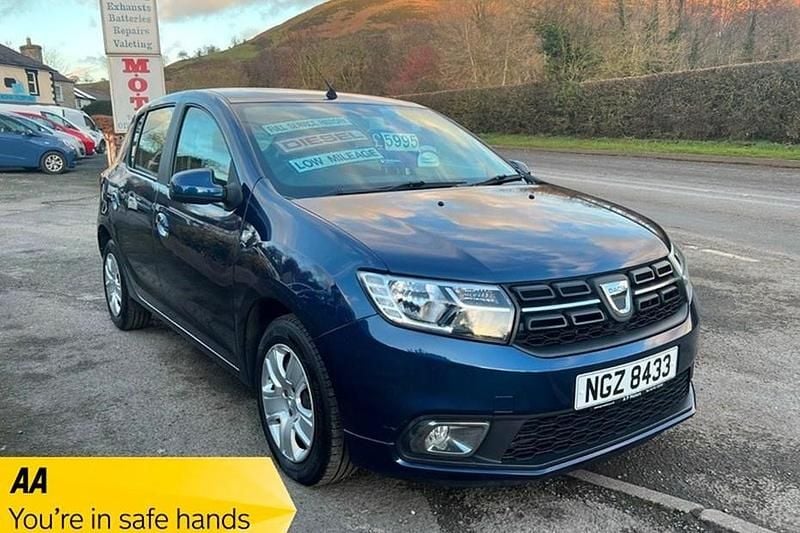 Used Dacia Sandero Comfort 95 HP (69 kW) 2019 Blue Hatchback