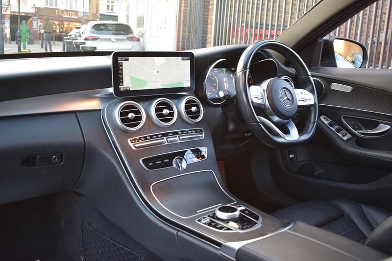 Used Mercedes C200 AMG line 2021 Black Estate
