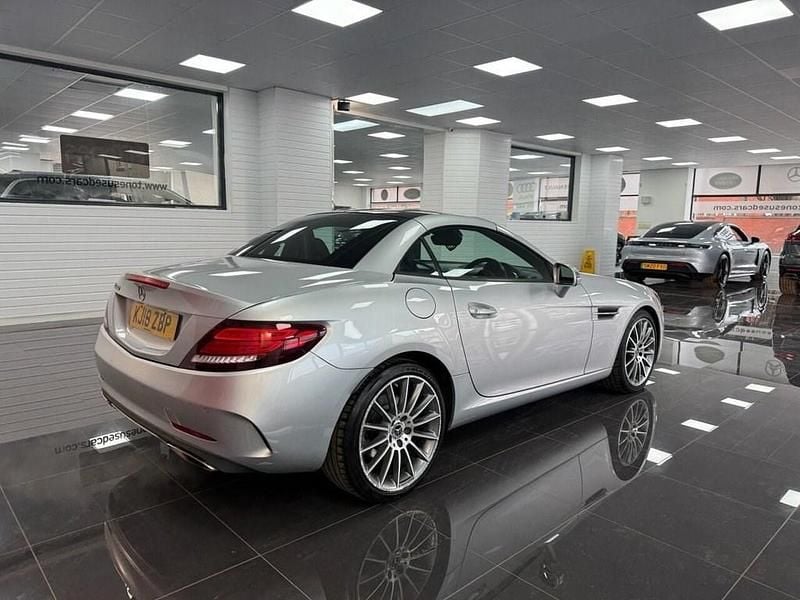 Used Mercedes SLC300 AMG line 245 HP (180 kW) 2018 Silver Cabriolet