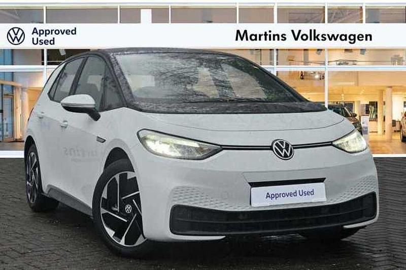 White Used 2021 VW ID.3 Pure Hatchback | £14,495 (Fair price) - Image 1/4