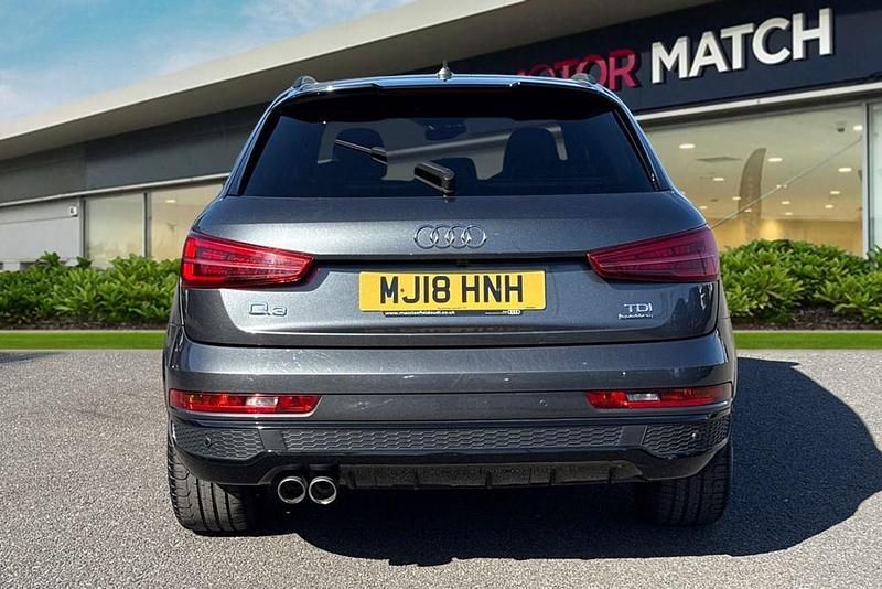 Begagnad Audi Q3 Black Edition 2018 Grå SUV