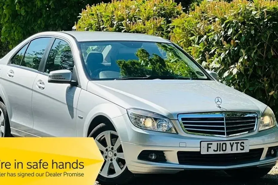 Begagnad Mercedes C220 SE 2010 Silver Sedan