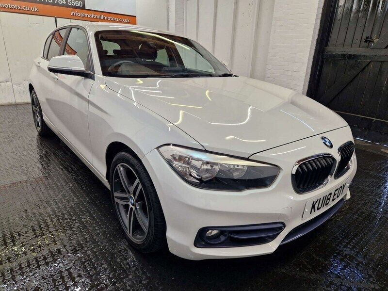 White Used 2018 BMW 118 Sport Line Hatchback | £11,295 (Good price) - Image 1/4
