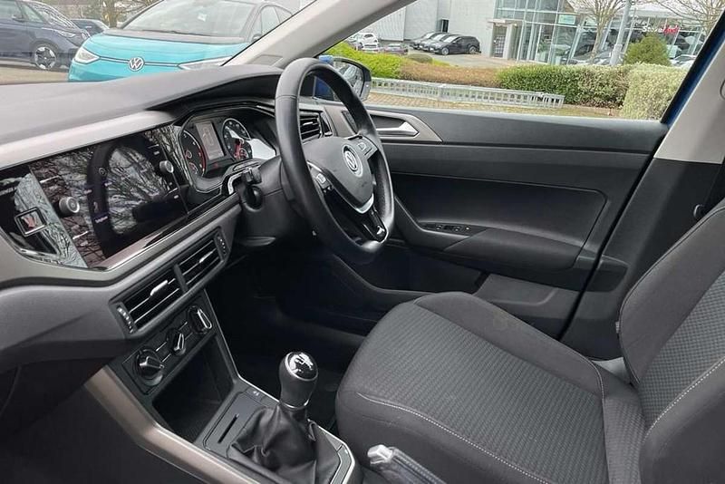 Used VW Polo Match 95 HP (69 kW) 2020 Blue Hatchback