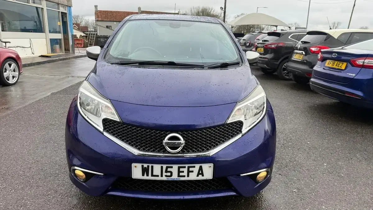 Used Nissan Note N-TEC 80 HP (58 kW) 2015 Blue Hatchback