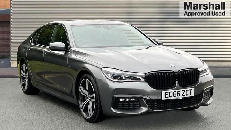 Grey Used 2016 BMW 740 M Sport Sedan | £22,280 (Expensive) - Image 1/4
