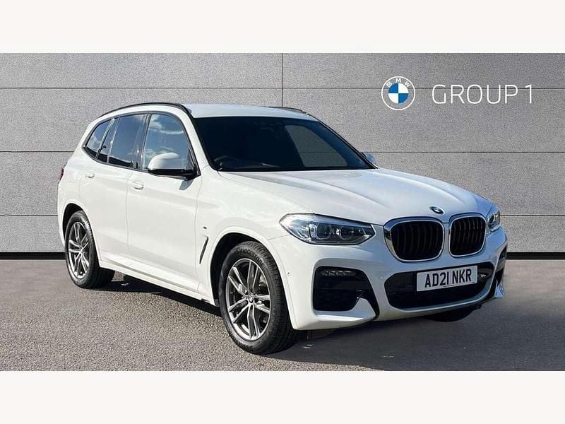 White Used 2021 BMW X3 M Sport SUV | £30,055 (Fair price) - Image 1/4