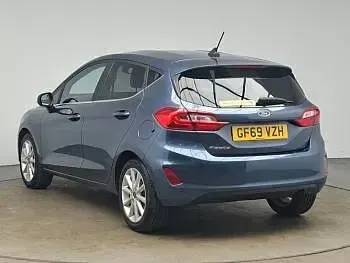 Used Ford Fiesta Titanium 100 HP (73 kW) 2019 Blue Hatchback