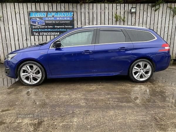 Blue Used 2016 Peugeot 308 GT-line Estate | £6,650 (Fair price) - Image 1/4
