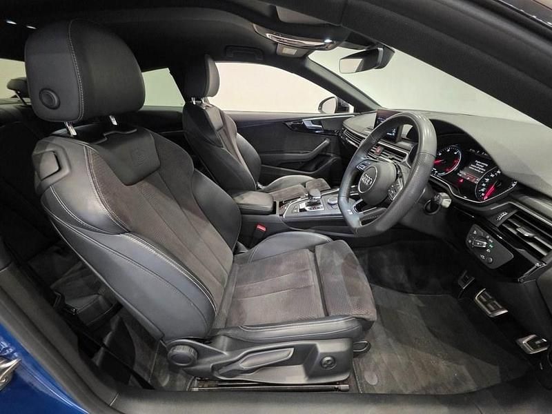 Used Audi A5 Black Edition 190 HP (139 kW) 2019 Blue Coupe