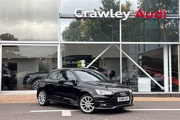Brilliant black Used 2018 Audi A1 S-Line Hatchback | £11,650 (Fair price) - Image 1/4