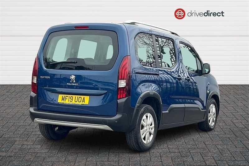 Used Peugeot Rifter Allure 131 HP (96 kW) 2019 Blue MPV