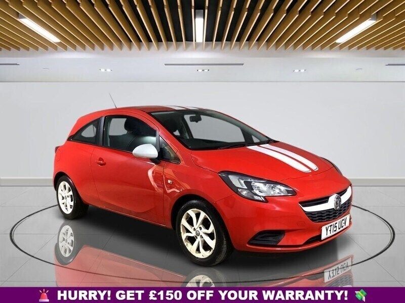 Red Used 2015 Vauxhall Corsa Hatchback | £3,649 (Good price) - Image 1/3