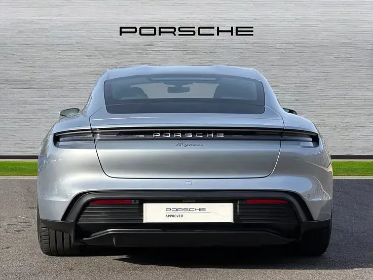 Used Porsche Taycan Performance Package 300 kW (408 HP) 2025 Dolomite silver Sedan