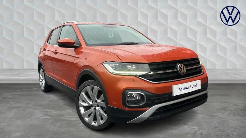 Used VW T-Cross SEL 115 HP (84 kW) 2019 Orange SUV