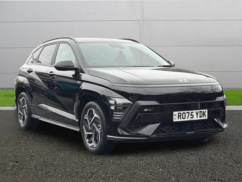 Black New 2025 Hyundai Kona Ultimate SUV | £25,998 (Fair price) - Image 1/4