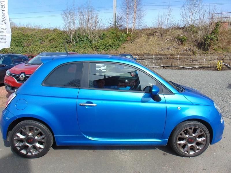 Used Fiat 500 S 69 HP (50 kW) 2015 Blue Hatchback