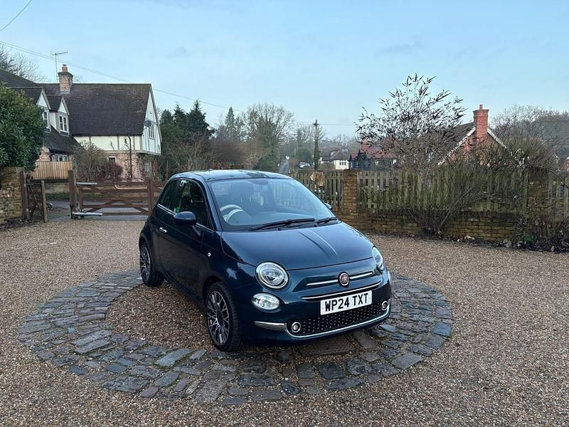 Blue Used 2024 Fiat 500 Hatchback | £8,995 (Good price) - Image 1/4