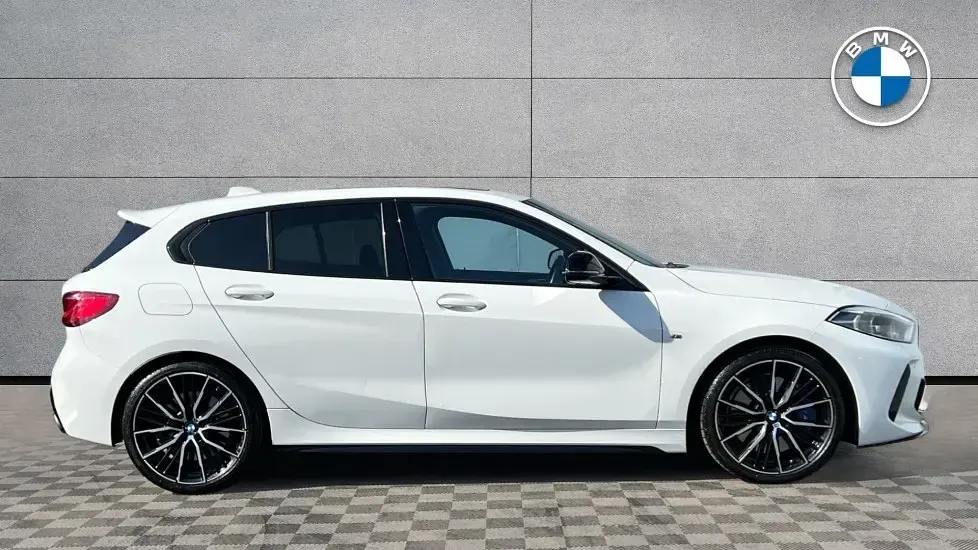 Used BMW M135 Shadowline 302 HP (222 kW) 2021 White Hatchback