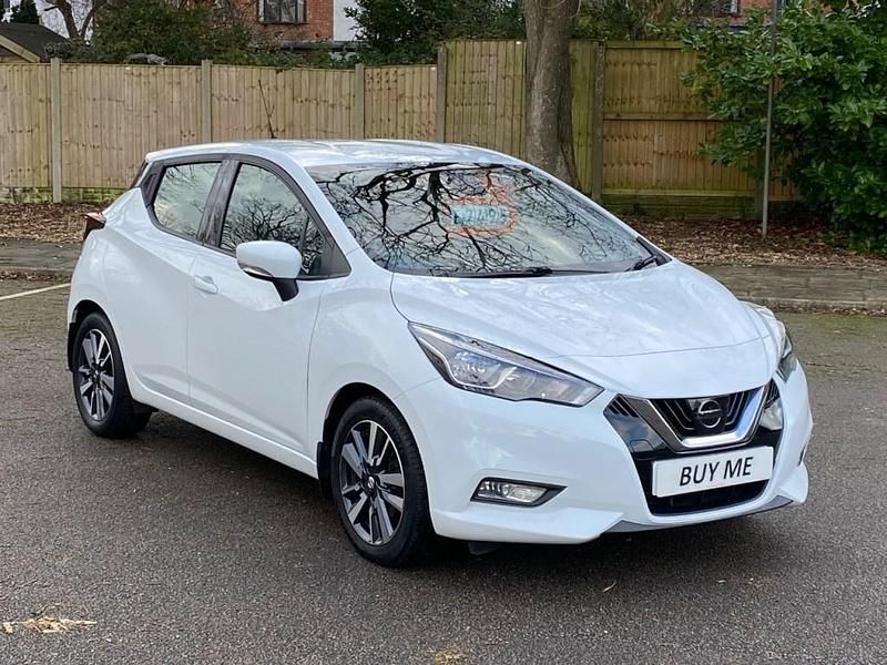 White Used 2018 Nissan Micra Acenta Hatchback | £7,495 (Fair price) - Image 1/4