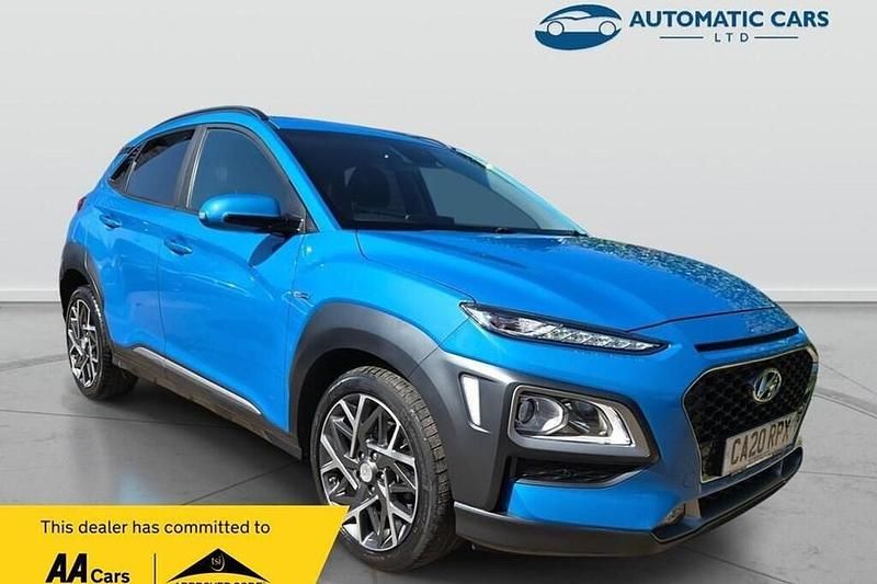 Used Hyundai Kona Premium 141 HP (103 kW) 2020 Blue SUV