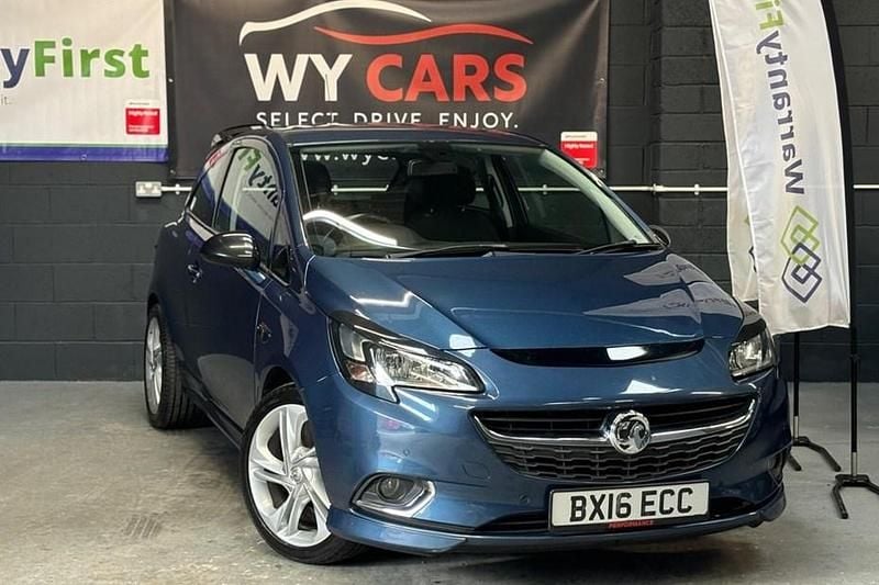 Used Vauxhall Corsa SRi 88 HP (64 kW) 2016 Blue Hatchback