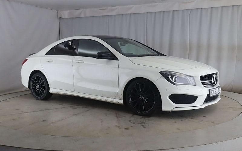 Used Mercedes CLA220 AMG 170 HP (125 kW) 2013 White Sedan