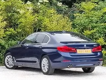 Used BMW 520 Sport Line 190 HP (139 kW) 2017 Blue Sedan