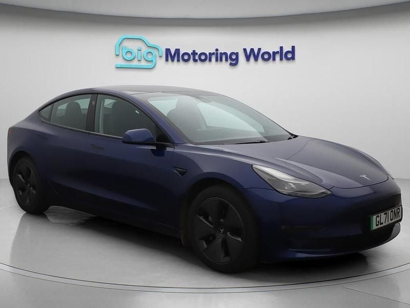 Blue Used 2022 Tesla Model 3 Long Range AWD Sedan | £17,200 (Fair price) - Image 1/4