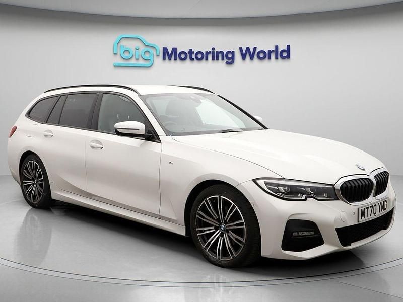 White Used 2020 BMW 320 M Sport Estate | £21,100 (Fair price) - Image 1/4