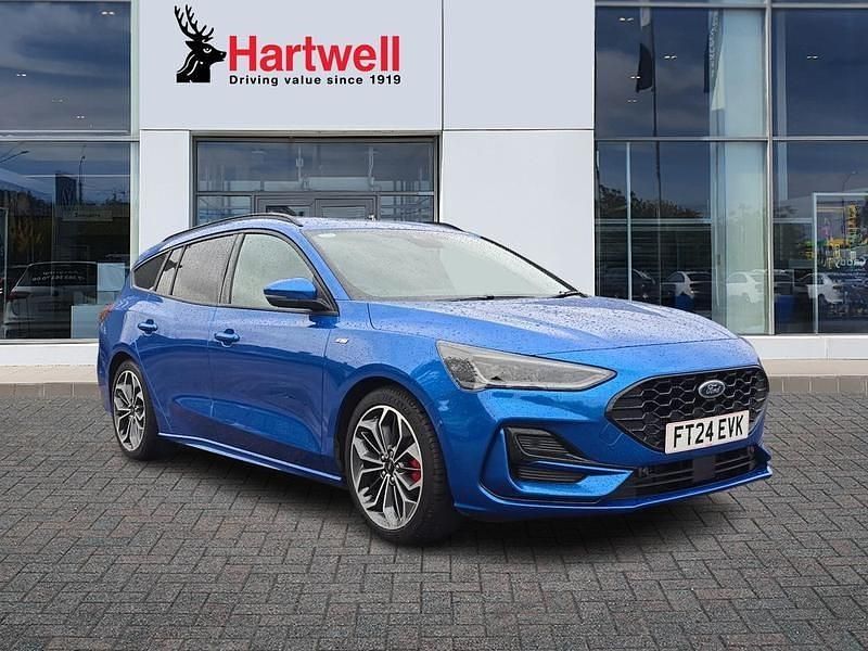 Blue Used 2024 Ford Focus ST-Line X Estate | £19,999 (Fair price) - Image 1/3