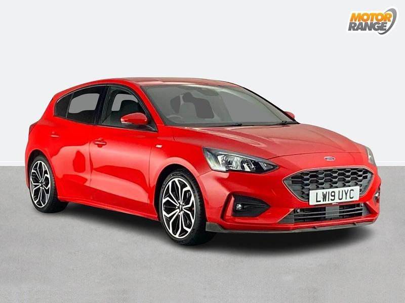 Red Used 2019 Ford Focus ST-Line X Hatchback | £12,295 (Fair price) - Image 1/4