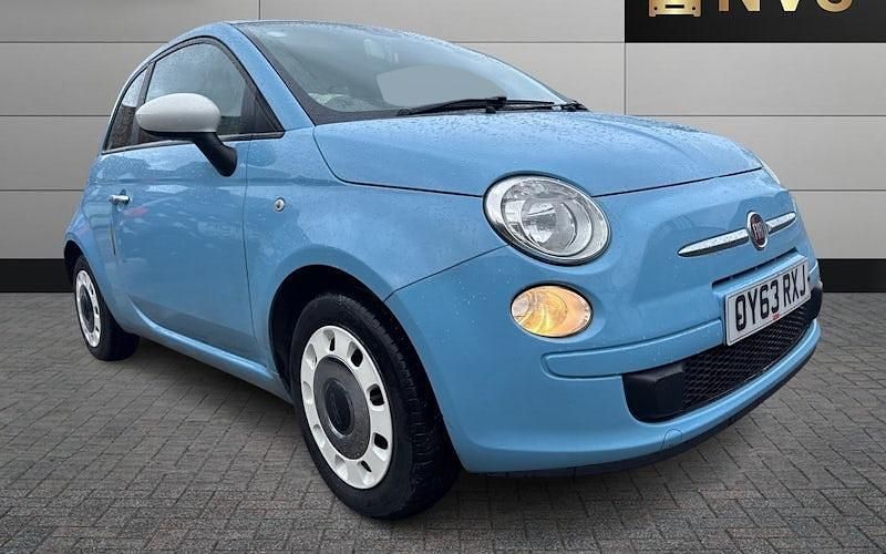 Used Fiat 500 69 HP (50 kW) 2013 Blue Hatchback