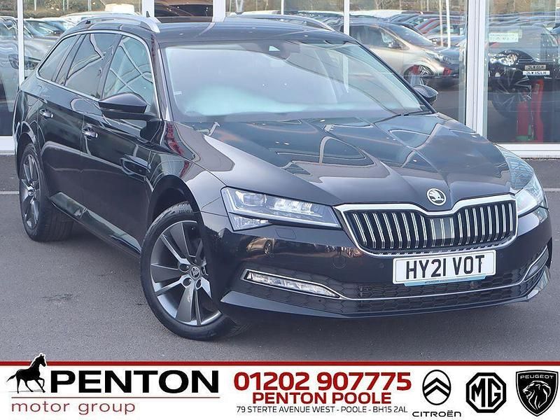 Used Skoda Superb SE L 150 HP (110 kW) 2021 Black Estate