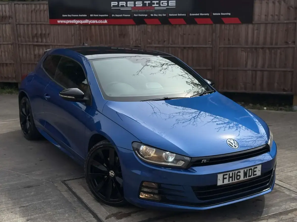 Used VW Scirocco Black Edition 184 HP (135 kW) 2016 Blue Coupe