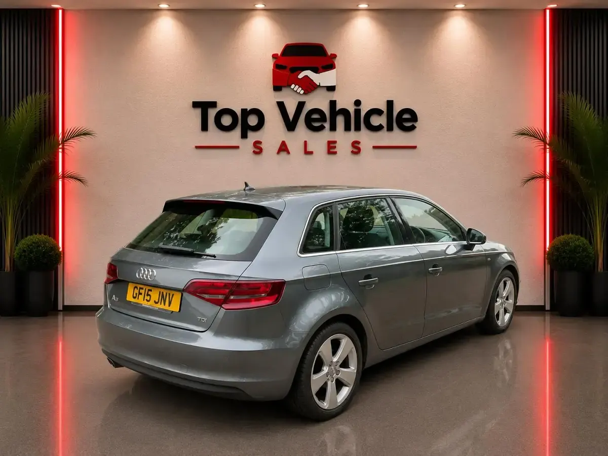 Used Audi A3 Sport 150 HP (110 kW) 2015 Grey Hatchback