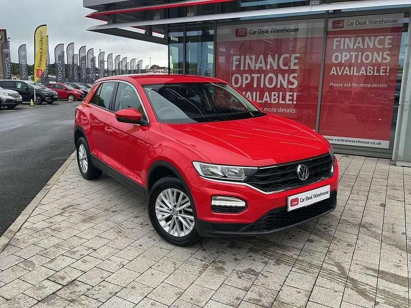Red Used 2018 VW T-Roc S SUV | £12,399 (Good price) - Image 1/4