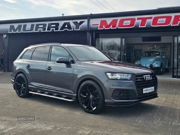 Grey Used 2015 Audi Q7 S-Line SUV | £20,995 (Expensive) - Image 1/4