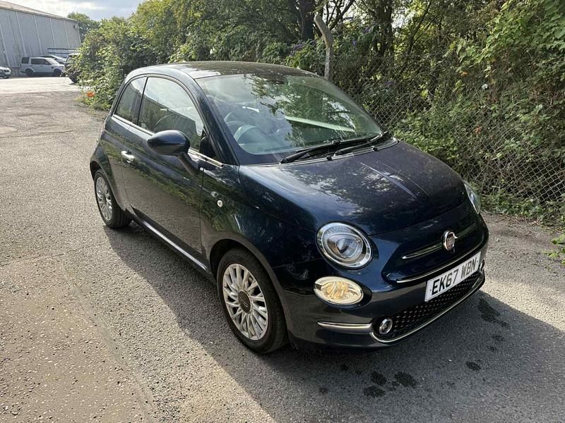 Blue Used 2017 Fiat 500 Lounge Hatchback | £3,395 (Super price) - Image 1/4