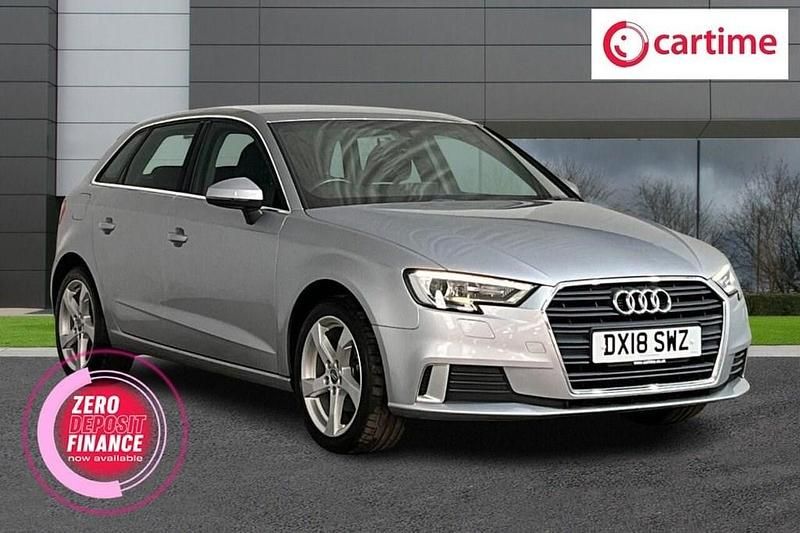 Silver Used 2018 Audi A3 Sportback Sport Hatchback | £14,428 (Super price) - Image 1/4